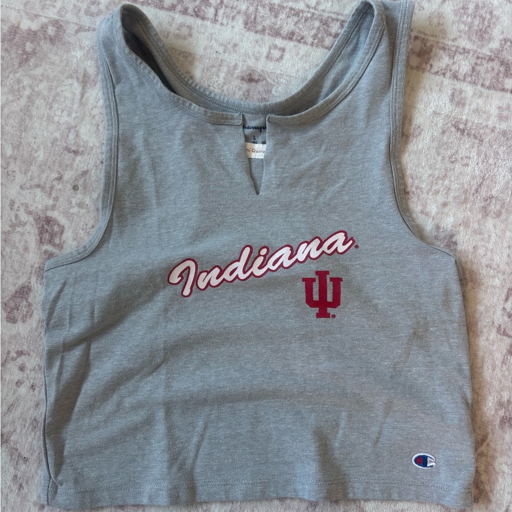 Champion Indiana Gray Women's Crop Top